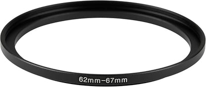62-67mm Metal Step-Up/Down Ring Adapter Compatible - Image 2