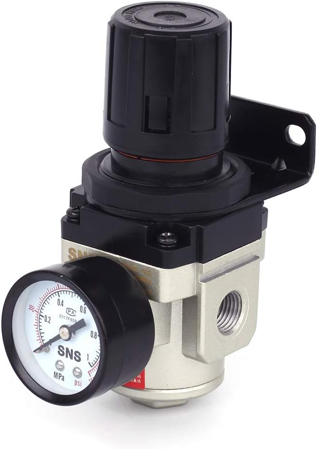 SNS AR3000-N03 Female Thread 3/8 NPT Air Pressure Regulator 0-150 PSI Adjustable by SNS