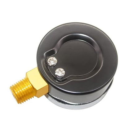 Joywayus Pressure Gauge 0 to 60 PSI Brass 1/4" Male NPT Thread Lower Mount - Image 4