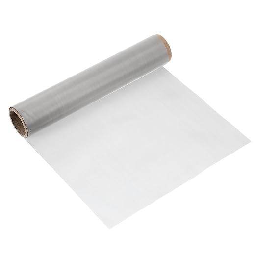 uxcell 300 Mesh 118" x 10" Woven Wire Mesh, 316 Stainless Steel Air Vent Filter by uxcell