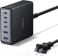 UGREEN 100W USB C Charging Station, 6-Port GaN Desktop Charger with 4 USB-C & 2 USB-A, Smart Power Distribution for MacBook Pro/Air, Dell XPS, iPad, iPhone 17/16/15, Galaxy S25/S24, Pixel 10/9