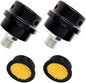 2 Pcs 20mm Air Compressor Silencer Filter, 1/2"Thread Intake Filter Noise by Miuuer