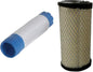 RAParts Inner & Outer Air Filter Set Fits John Deere Models: F735 X495 X595 by ReliableAftermarketParts