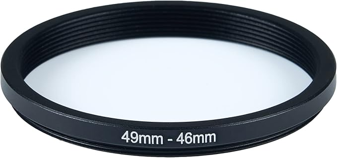 49mm to 46mm Step-Down Ring Filter Adapter - Image 2