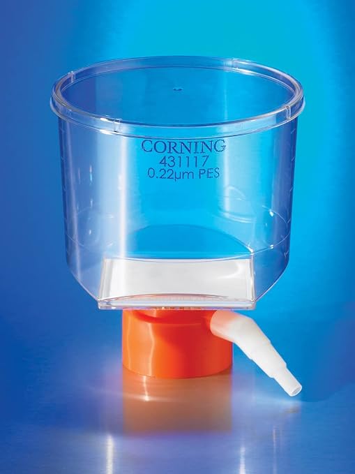 Corning 431118 Disposable Bottletop Filter; 500 mL Volume; PES, Membrane; by Cole-Parmer