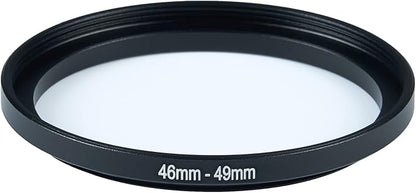 46mm Lens to 49mm Camera Lens Adapter 46mm to 49mm Step Up Ring Adapter Ring - Image 2