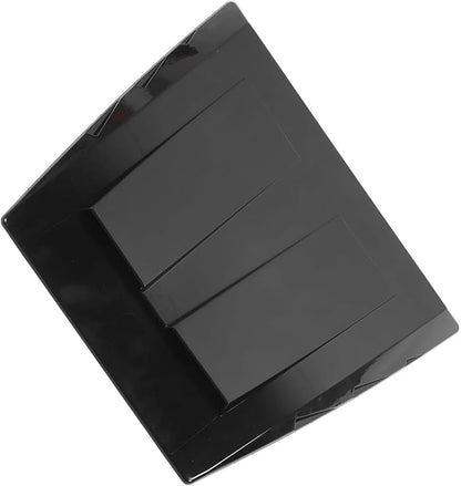 Gloss Black Hood Vent Cover Air Intake Decorative Trim Compatible - Image 4