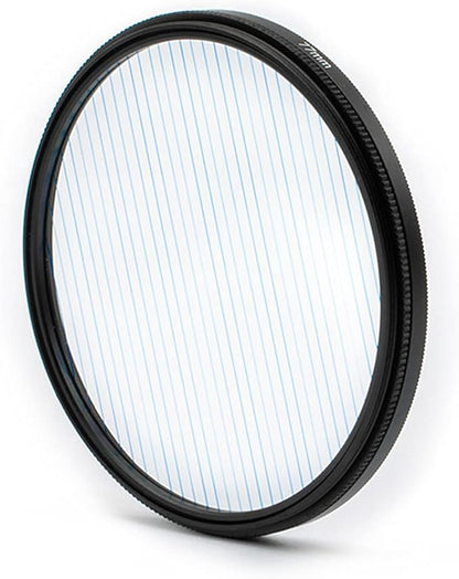 77mm Lens Blue Stripe Filter Special Effect Prism Creative Photography Accessory by KOGJAERS