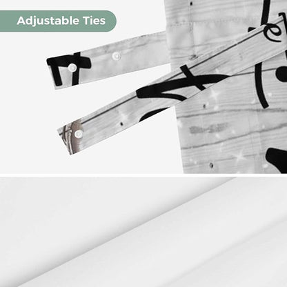 Kitchen Knife Fork Tie Up Valance Curtains - Image 7