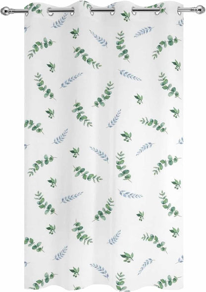 Leaf Outdoor Curtains for Patio Summer Jugal Leaves Pastoral Plant Waterproof - Image 9
