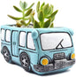 Green Bus Succulent Planter Pots, Small Plants Pot by Ascrafter