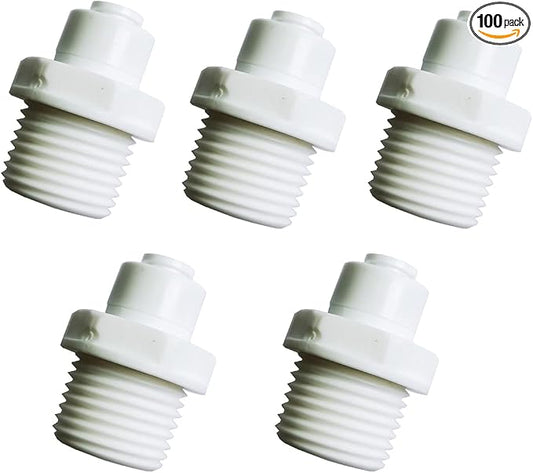 YZM 1/2" Male Thread x 1/4" OD tube Quick Connector fittings Water Purifiers by YZMSZ