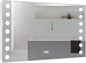 80x60cm LED Bathroom Mirror by Unknown