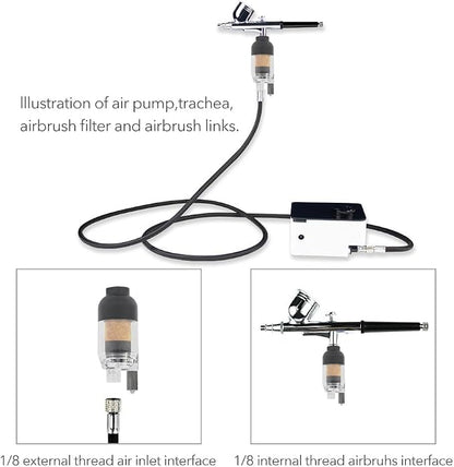 HUBEST Airbrush Filter in-Line Mini Air Filter Water Separator Water Trap - Image 4