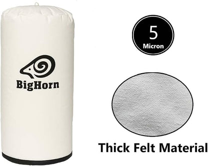 Big Horn 11768 20 Inch Dia 5 Micron Dust Filter Bag 20 Inch x 32 Inch Long - Image 3