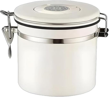 MEGAWISE Coffee Canister Stainless Steel – 1.2L Coffee Storage Container by MEGAWISE