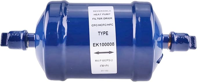 3/8'' Bi-Flow SAE Sweat Liquid Line Filter Drier Heat Pump SFK-083S 92070 by Chamixx