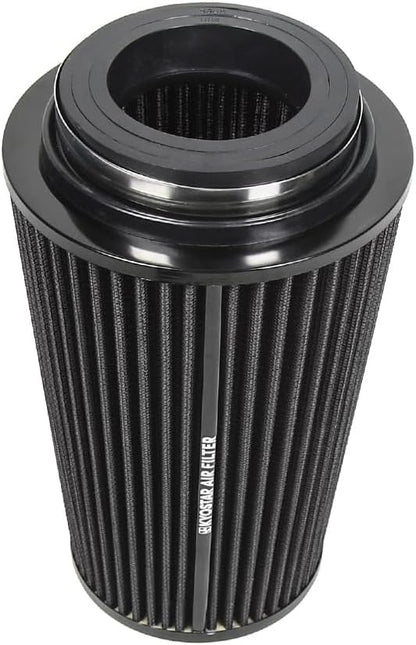 Universal 3/3.5/4" High-Flow Air Filter, Reusable Cone Cold Air Intake - Image 5