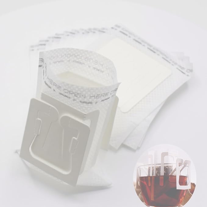 Pack of 50 Portable Hanging Ear Drip Coffee Bag, Single Serve Disposable Coffee by Joyangy