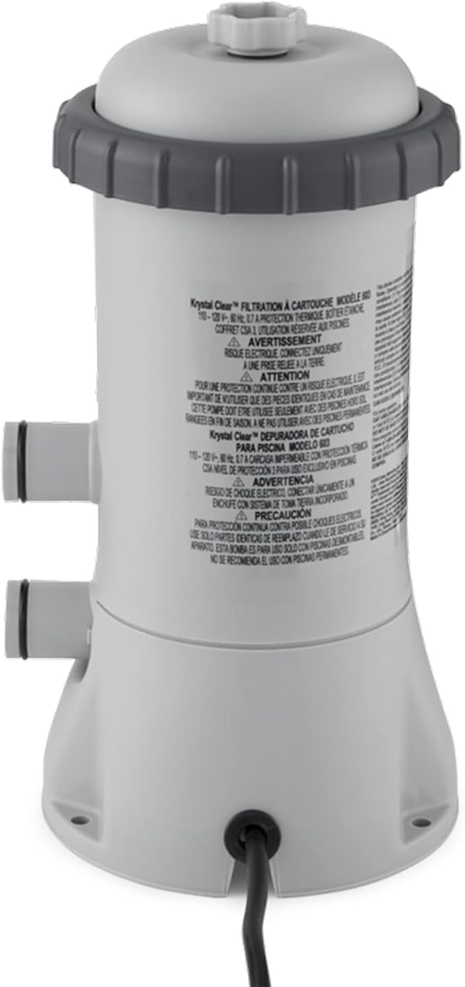 INTEX C1000 Krystal Clear Cartridge Filter Pump - Image 5