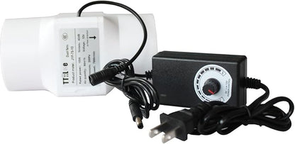 Inline Extractor Duct Fan with Speed Controller 3 Inch/75mm Air Diffuser by Unknown