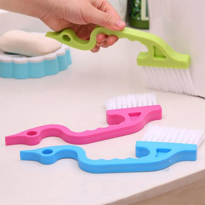 8pcs Window Groove Cleaning Brush Set, Wet and Dry Use Scrubber Brushes - Image 3