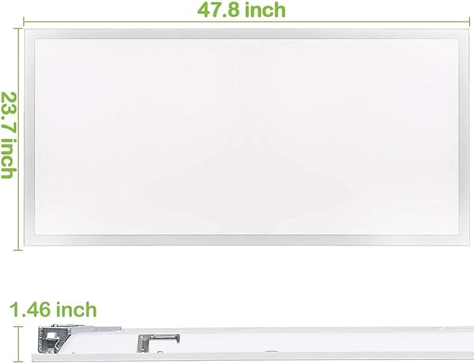 hykolity (6 Pack 2x4 FT LED Flat Panel Troffer Light, 30/40/50W 3-Wattage Selectable, 0-10V Dimmable, 5000K 5500lm Lay in Fixture for Office, 3-Lamp F32T8 Fixture Replacement