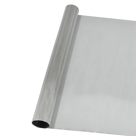 304 Stainless Steel Mesh 150Mesh, 15.7"x47.2" Metal Mesh Screen, Woven Fine by welcometoyagjia