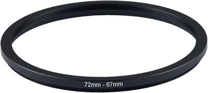 72mm Lens to 67mm Camera Lens Adapter 72mm to 67mm Step Down Ring Adapter Ring - Image 2