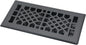 Floor Vents Registers Adjustable Grates 4x12 Inch Matte Black Air Vent Easy by JATOHOME