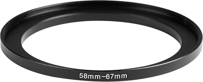 58-67mm Metal Step-Up/Down Ring Adapter Compatible - Image 3