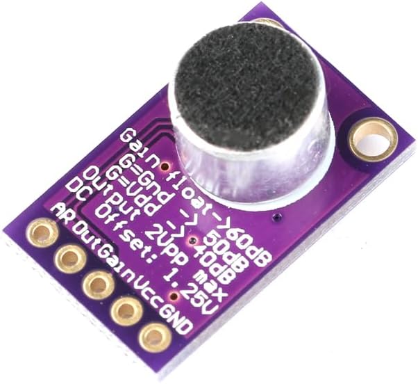 EC Buying 3Pcs MAX9814 Microphone Amplifier Module Electret Microphone Amplifier Module MIC Microphone Sound Amplification Microphone Head Sensor Auto Gain Control Release Ratio Low THD for Arduino