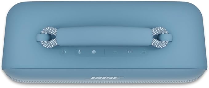 Bose SoundLink Max Bluetooth Speaker - Portable Wireless Party Speaker, IP67 Waterproof, Rope Handle, Up to 20 Hours of Playtime, USB-C, Built-in 3.5mm AUX Input, Blue Dusk