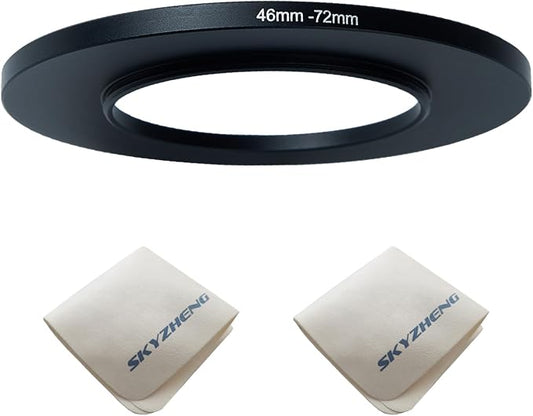 46mm Lens to 72mm Camera Lens Adapter 46mm to 72mm Step Up Ring Adapter Ring by SKYZHENG