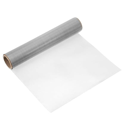 uxcell 250 Mesh 79" x 10" Woven Wire Mesh, 316 Stainless Steel Air Vent Filter by uxcell