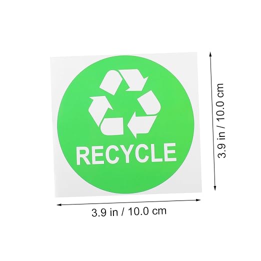 9pcs Trash Can Classification Stickers Self-Adhesive Recycling Decals - Image 4
