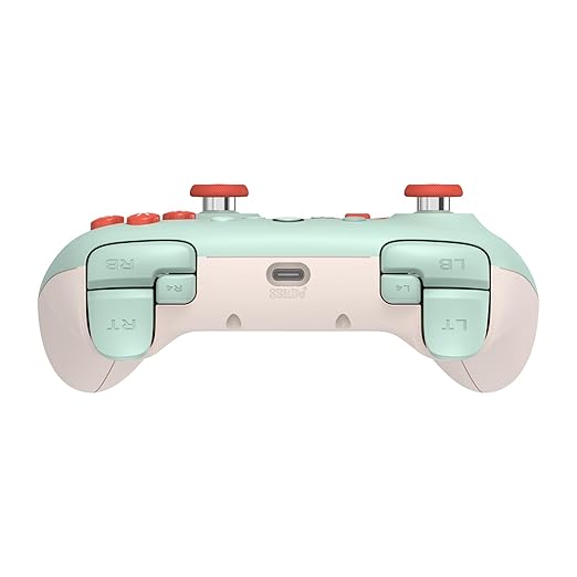 8Bitdo Ultimate 2C Hall Effect Joysticks and Hall Triggers Wired Controller for Windows PC and Android, with Remappable L4/R4 Bumpers, Turbo function & Rumble vibration (Mint)