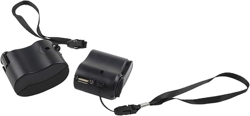 2PCS USB Hand Crank Charger Generator Manual Dynamo Power Supply for Mobile Phones and Digital Devices Portable Backup Energy Source for Travel and Outdoor Use