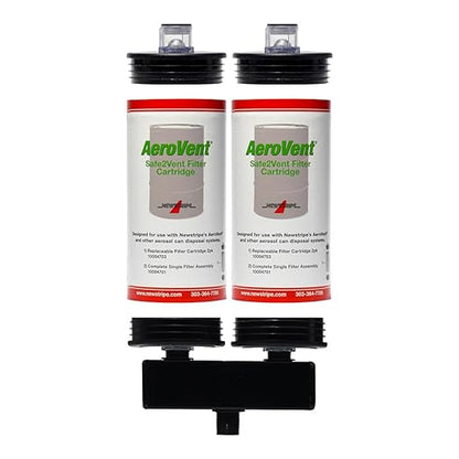 AeroVent Safe2Vent Dual Filter Assembly | Fits Multi-Can & Single-Can Systems | by Newstripeisaleadingmanufacturerofequipmentforathleticfieldlinemarkingpavementandfloorstripingandindustrialrecyclinganddisposal