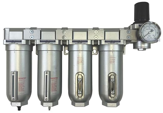 1" NPT Industrial Moisture Removing Particulate Filter and Oil Removing - Image 3