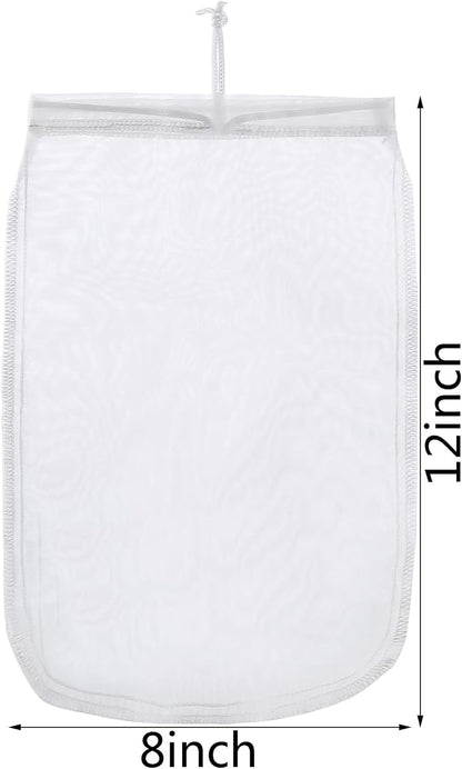 ALEGI Aquarium Filter Media Bag Extra Fine, Reusable 180 Micron Drawstring Mesh - Image 2