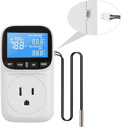 Diymore Digital Thermostat Controller, 1800W 120V/15A, -104°F to 210°F - Image 7