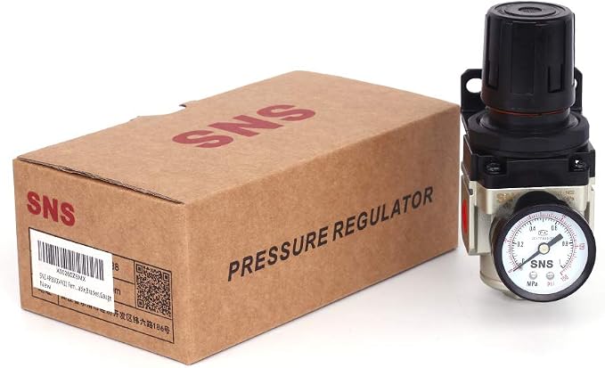 SNS AR3000-N02 Female Thread 1/4 NPT Air Pressure Regulator 0-150 PSI Adjustable - Image 2
