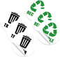 Garbage Classification Labels Self-Adhesive Bin Stickers by HOODANCOS