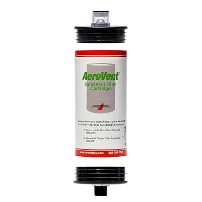 AeroVent Safe2Vent Single Filter Assembly | Fits Single-Can Systems | Reusable by Newstripeisaleadingmanufacturerofequipmentforathleticfieldlinemarkingpavementandfloorstripingandindustrialrecyclinganddisposal