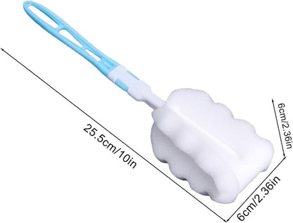 360° Rotatable Head Soft Bottle Brush - Image 8