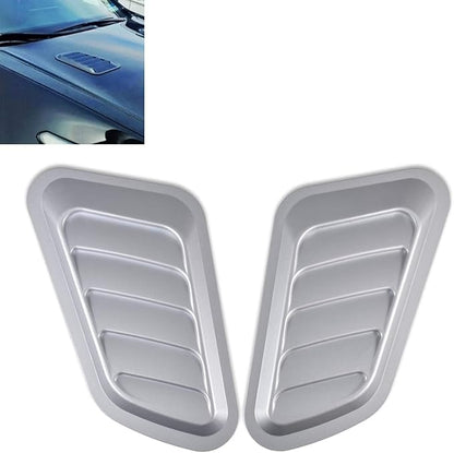 KaTur 1 Pair Universal Car ABS Decorative Air Flow Intake Scoop Turbo Bonnet by KaTur