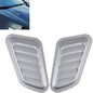 KaTur 1 Pair Universal Car ABS Decorative Air Flow Intake Scoop Turbo Bonnet by KaTur