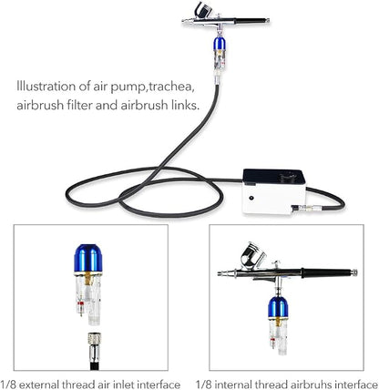 HUBEST New Airbrush Filter 1/8'' Comfortable Handy in-Line Mini Air Filter - Image 5