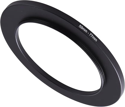 58-77mm Step-Up Ring Adapter, 58mm to 77mm Step Up Filter Ring by NFODCeilingFanWithLights